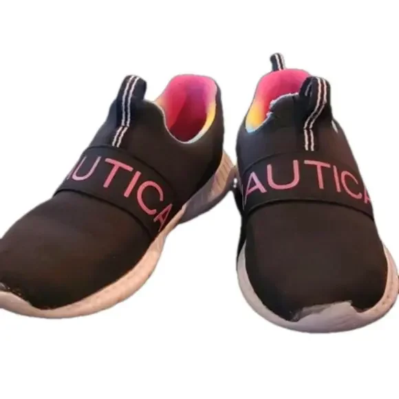 Nautica Kids Fashion Sneaker Slip-On Athletic Running Shoe - Picture 3 of 12